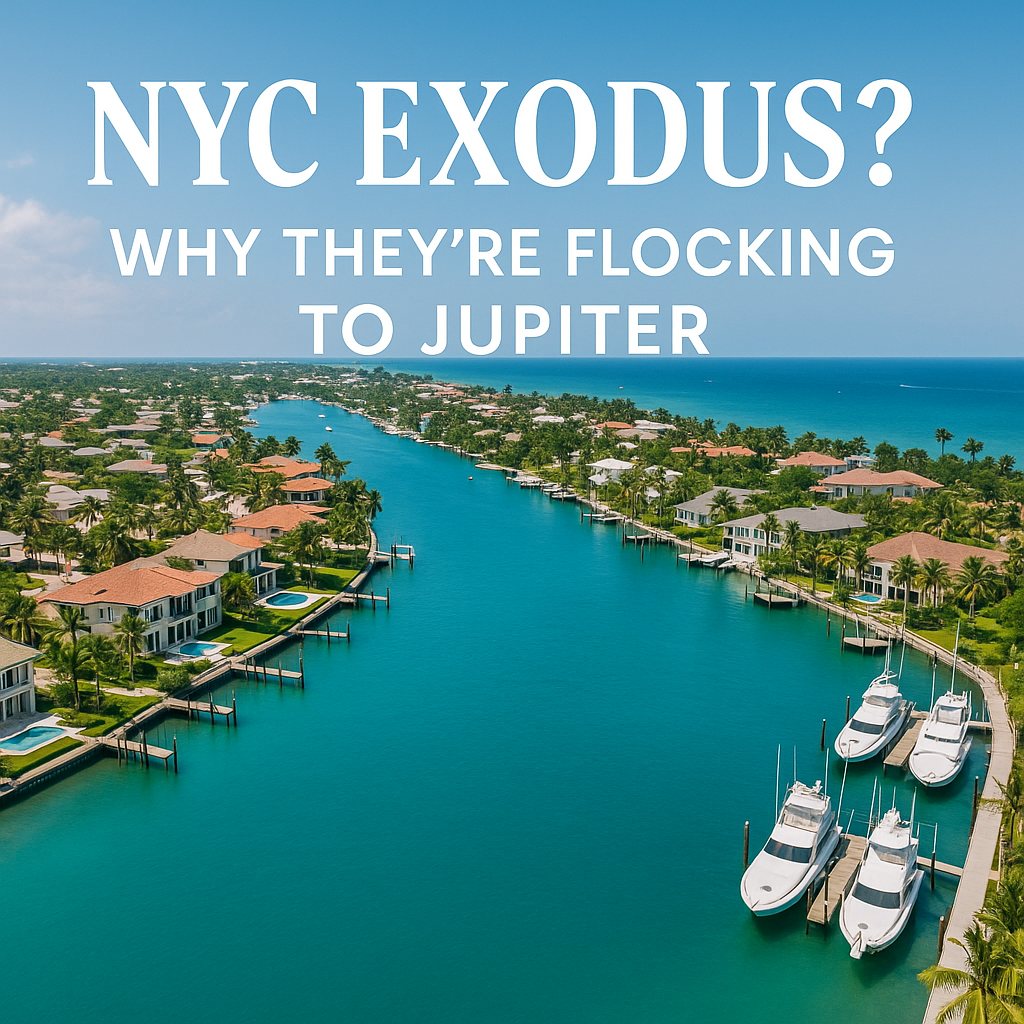 Why More New Yorkers Are Heading to Jupiter, FL—And What It Means for Local Real Estate<